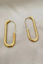 ES-187 – 18k Gold Plated Stainless Steel Tarnish Free Waterproof Female Earrings