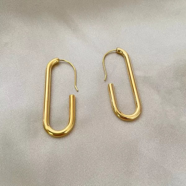 ES-187 – 18k Gold Plated Stainless Steel Tarnish Free Waterproof Female Earrings