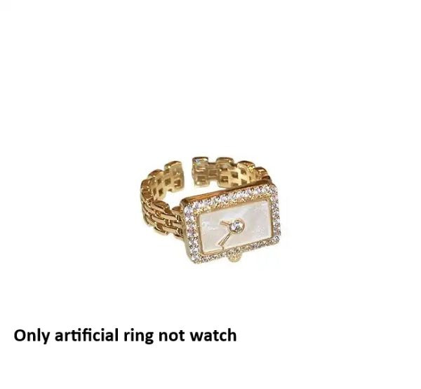 R-103-GOLDEN-18k Gold Plated Stainless Steel Tarnish Free Waterproof Female Jewellery