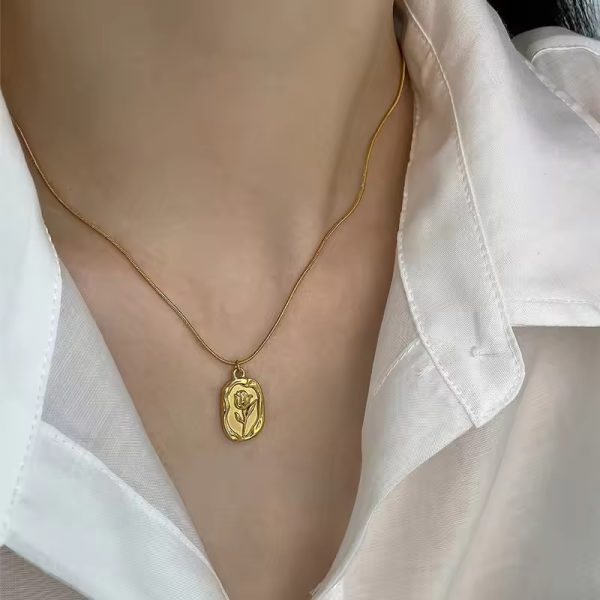 C-272 – 18k Gold Plated Stainless Steel Tarnish Free Waterproof Female Jewellery