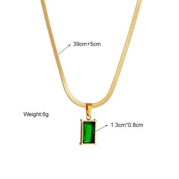 JS-14 – 18k Gold Plated Stainless Steel Tarnish Free Waterproof Female Jewellery