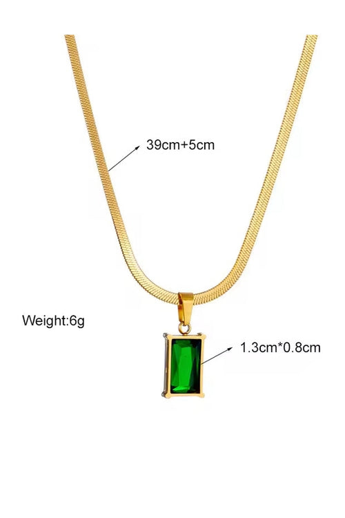 JS-14 – 18k Gold Plated Stainless Steel Tarnish Free Waterproof Female Jewellery