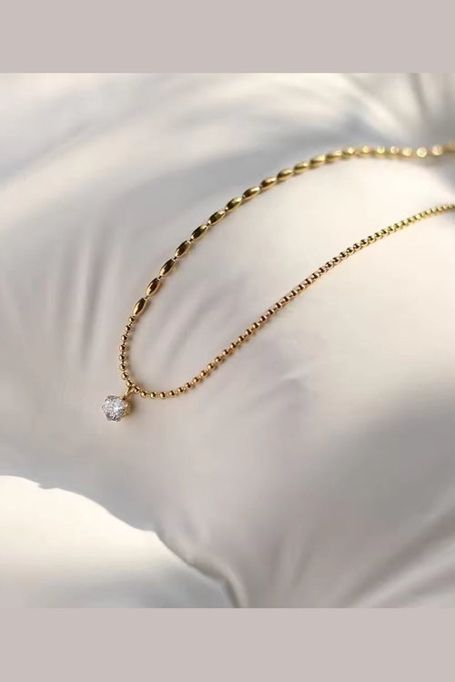 C-256 – 18k Gold Plated Stainless Steel Tarnish Free Waterproof Female Jewellery