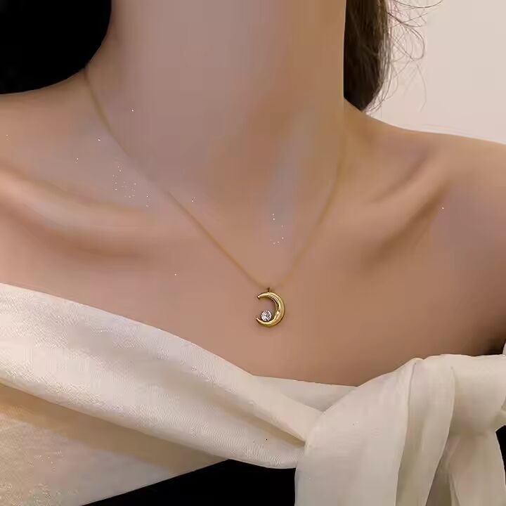C-298 – 18k Gold Plated Stainless Steel Tarnish Free Waterproof Female Jewellery