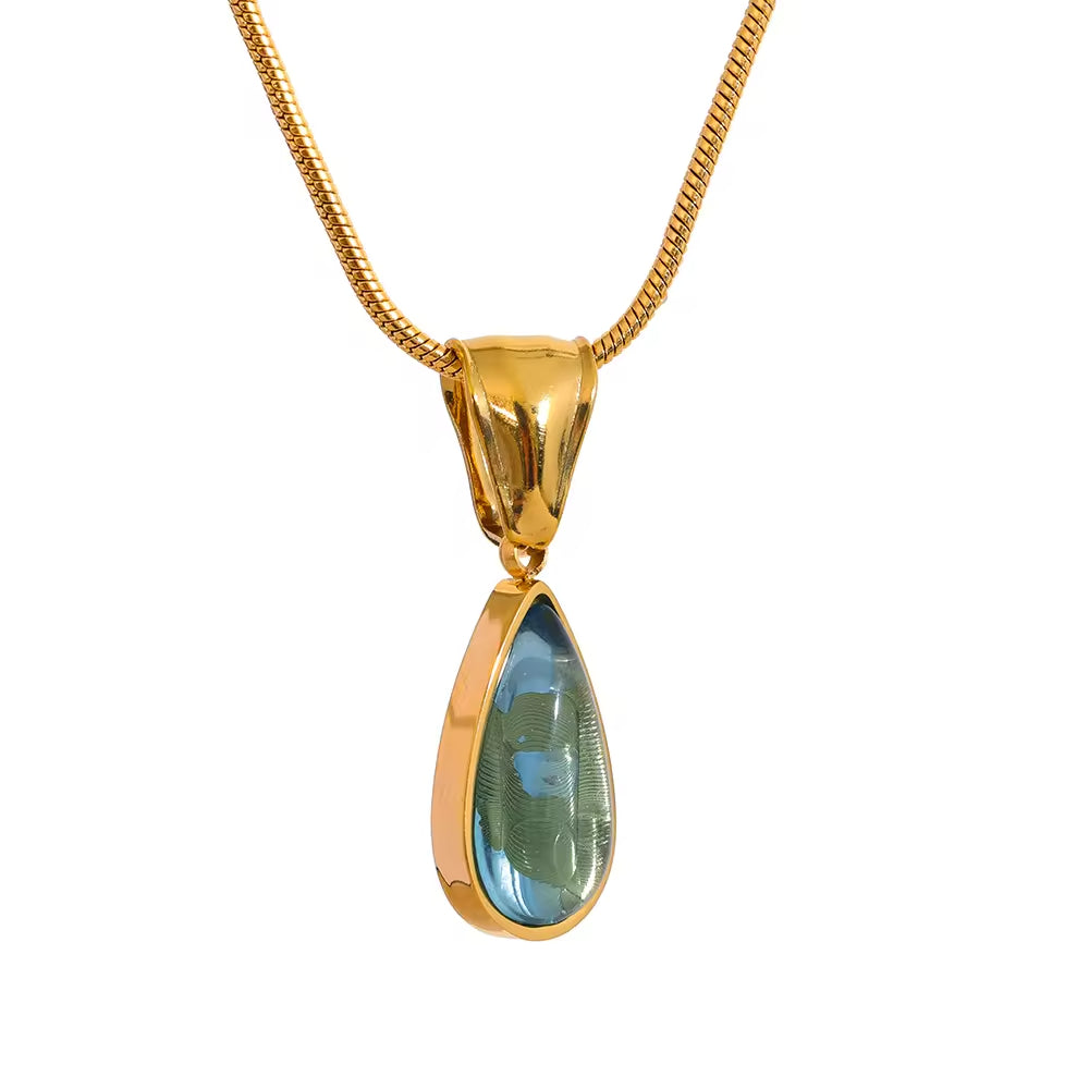 C-277 – 18k Gold Plated Stainless Steel Tarnish Free Waterproof Female Jewellery