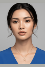 C-307– 18k Gold Plated Stainless Steel Tarnish Free Waterproof Female Jewellery