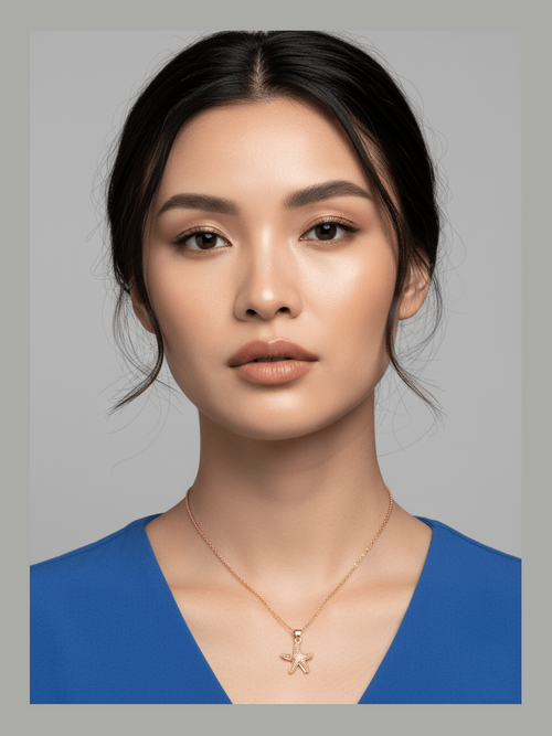 C-307– 18k Gold Plated Stainless Steel Tarnish Free Waterproof Female Jewellery