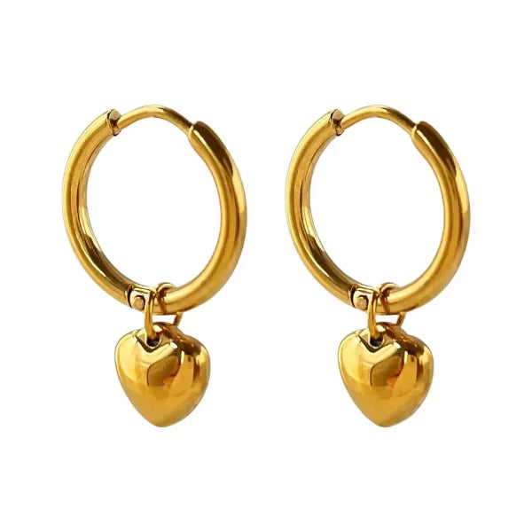 ES-230 – 18k Gold Plated Stainless Steel Tarnish Free Waterproof Female Jewellery