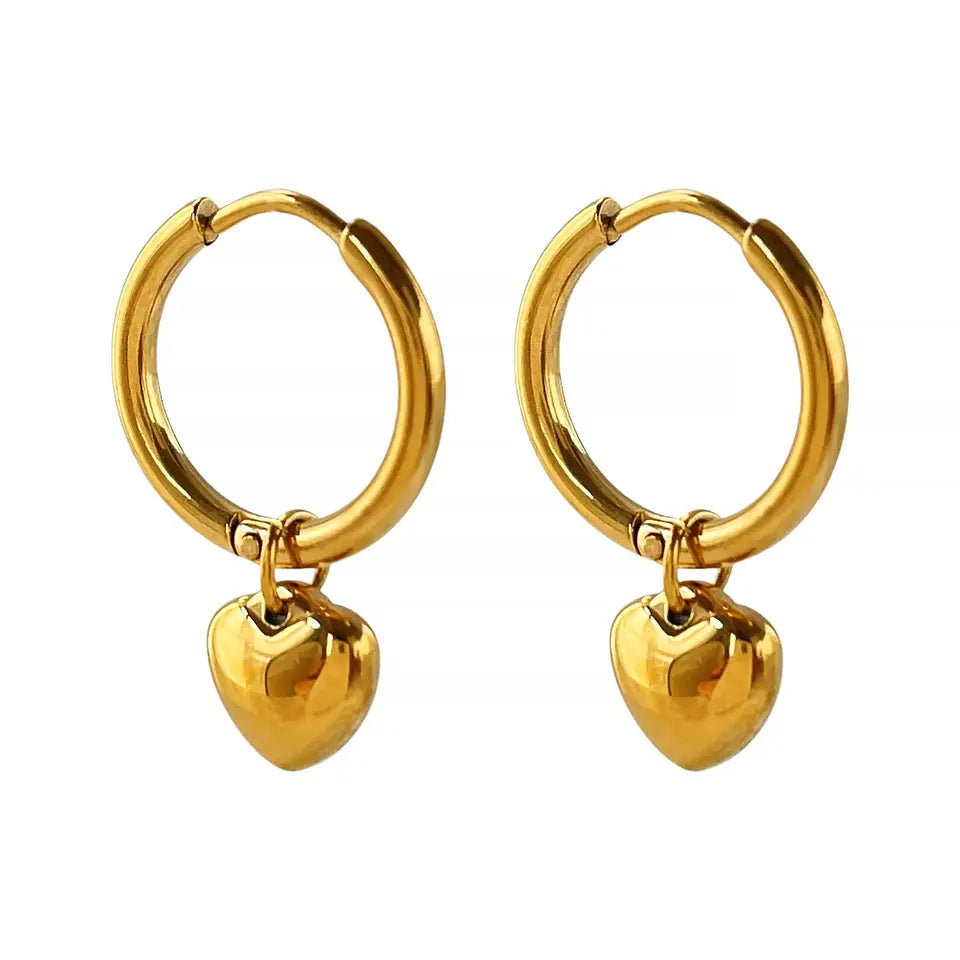 ES-230 – 18k Gold Plated Stainless Steel Tarnish Free Waterproof Female Jewellery