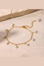 B-81 – 18k Gold Plated Stainless Steel Tarnish Free Waterproof Female Jewellery