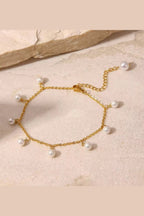 B-81 – 18k Gold Plated Stainless Steel Tarnish Free Waterproof Female Jewellery