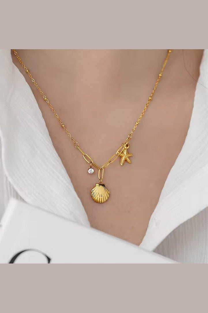 C-274 – 18k Gold Plated Stainless Steel Tarnish Free Waterproof Female Jewellery