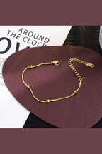 B-65 – 18k Gold Plated Stainless Steel Tarnish Free Waterproof Female Jewellery