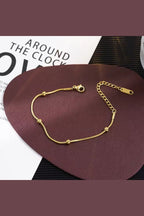 B-65 – 18k Gold Plated Stainless Steel Tarnish Free Waterproof Female Jewellery