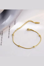 B-65 – 18k Gold Plated Stainless Steel Tarnish Free Waterproof Female Jewellery