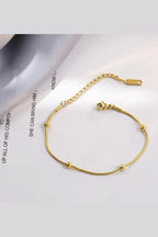 B-65 – 18k Gold Plated Stainless Steel Tarnish Free Waterproof Female Jewellery