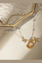 B-89 – 18k Gold Plated Stainless Steel Tarnish Free Waterproof Female Jewellery