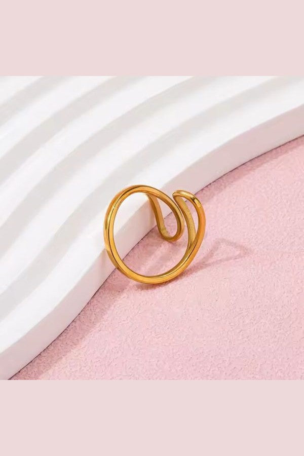 R-131 – 18k Gold Plated Stainless Steel Tarnish Free Waterproof Female Jewellery