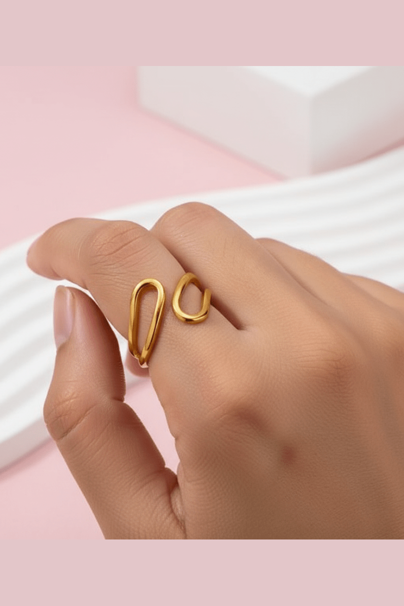 R-131 – 18k Gold Plated Stainless Steel Tarnish Free Waterproof Female Jewellery