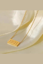 C-244 – 18k Gold Plated Stainless Steel Tarnish Free Waterproof Female Jewellery