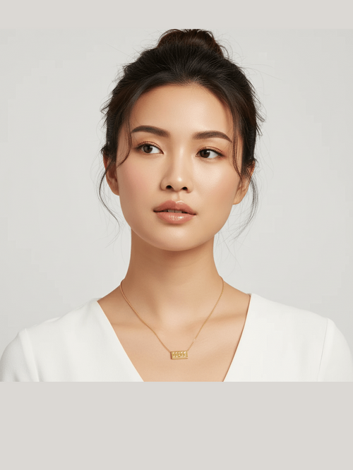 C-244 – 18k Gold Plated Stainless Steel Tarnish Free Waterproof Female Jewellery