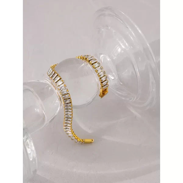 B-54 – 18k Gold Plated Stainless Steel Tarnish Free Waterproof Female Jewellery