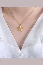 C-303– 18k Gold Plated Stainless Steel Tarnish Free Waterproof Female Jewellery