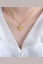 C-303– 18k Gold Plated Stainless Steel Tarnish Free Waterproof Female Jewellery