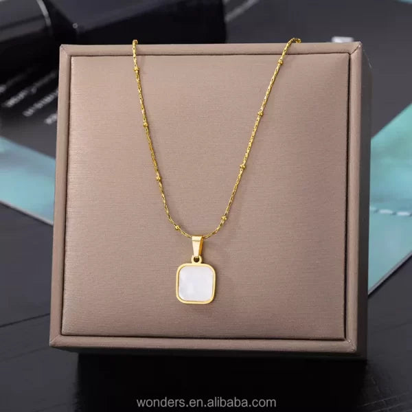 C-204 – 18k Gold Plated Stainless Steel Tarnish Free Waterproof Female Jewellery