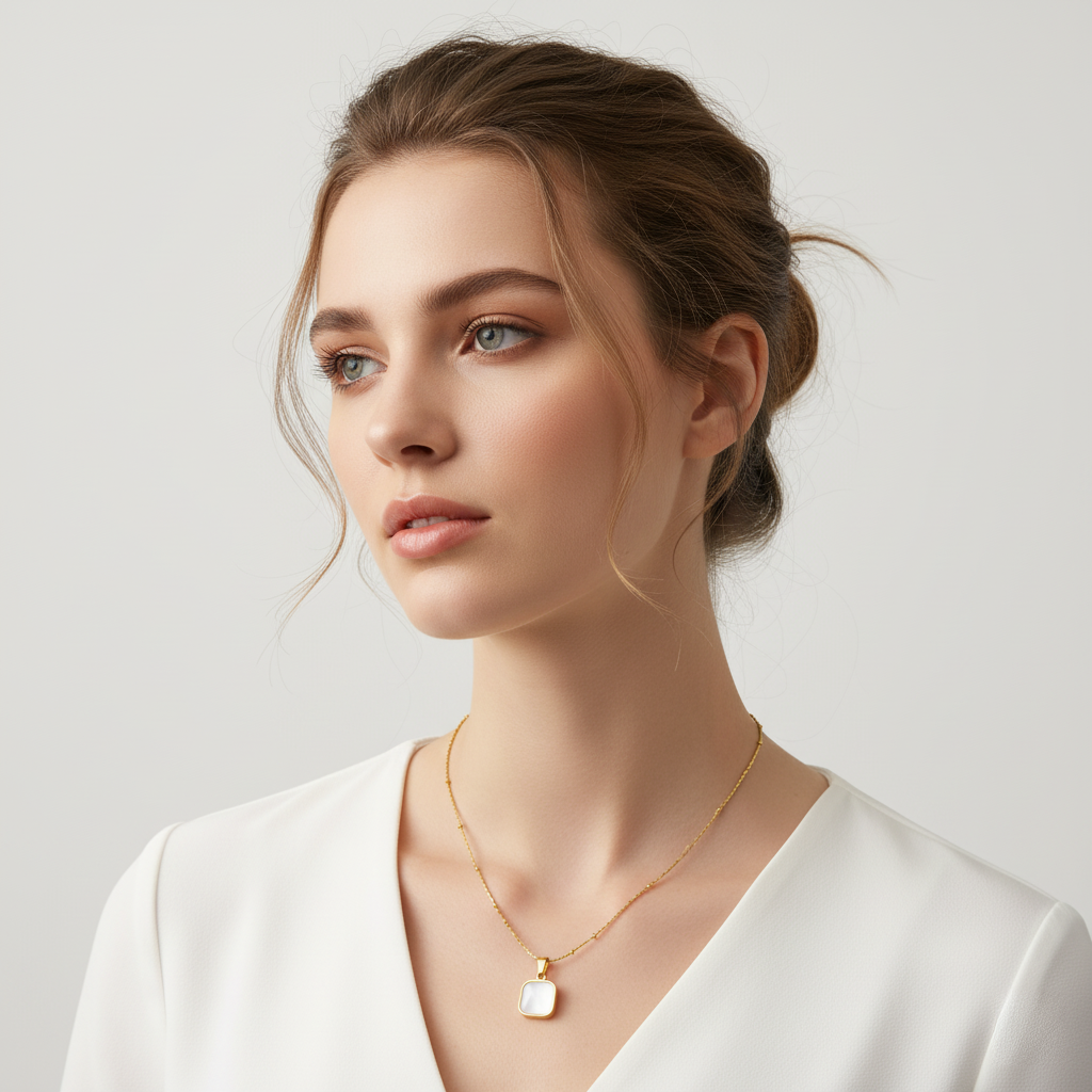 C-204 – 18k Gold Plated Stainless Steel Tarnish Free Waterproof Female Jewellery