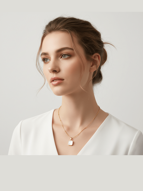 C-204 – 18k Gold Plated Stainless Steel Tarnish Free Waterproof Female Jewellery