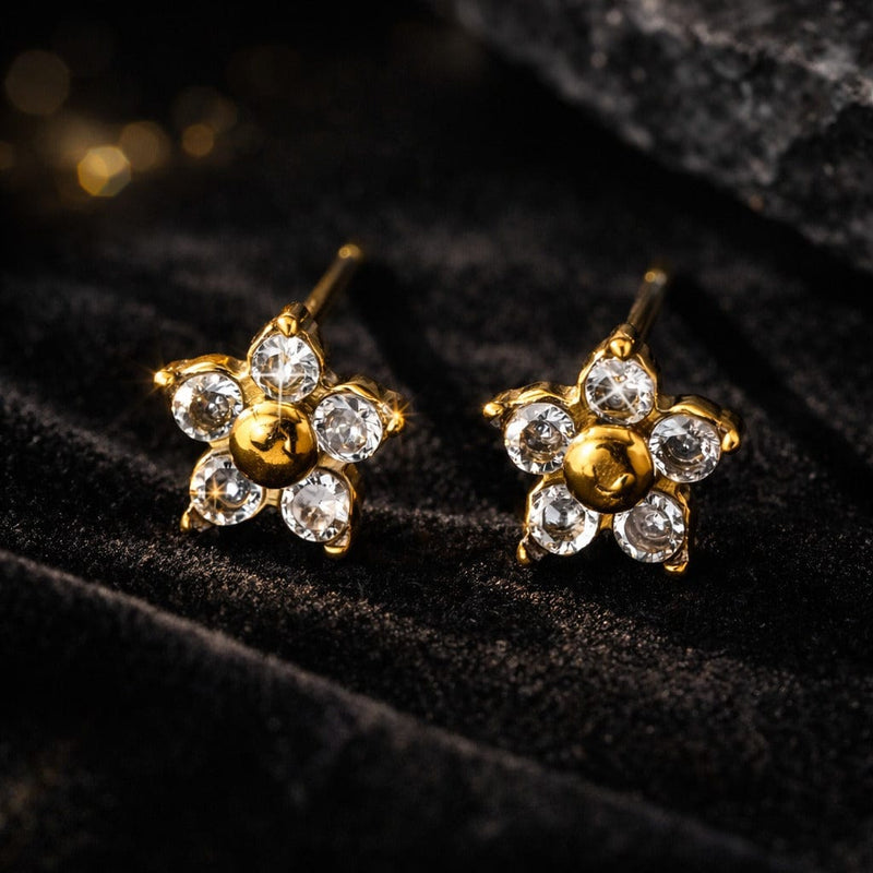 Helena 18k Gold Plated 316L Grade Stainless Steel PVD Coating (2.5 Microns) Waterproof Female Jewellery
