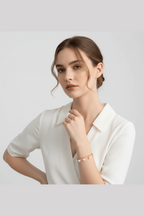 B-81 – 18k Gold Plated Stainless Steel Tarnish Free Waterproof Female Jewellery