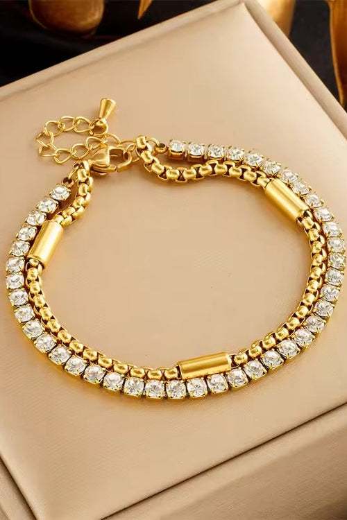 B-78 – 18k Gold Plated Stainless Steel Tarnish Free Waterproof Female Jewellery