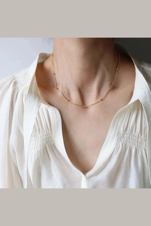 C-231 – 18k Gold Plated Stainless Steel Tarnish Free Waterproof Female Jewellery