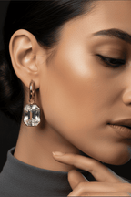 ES-274-18k Gold Plated Stainless Steel Tarnish Free Waterproof Female Jeweller