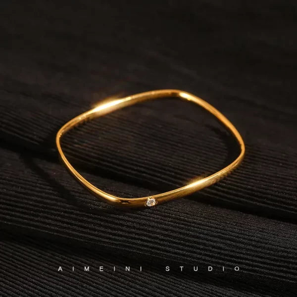 B-50 – 18k Gold Plated Stainless Steel Tarnish Free Waterproof Female Jewellery