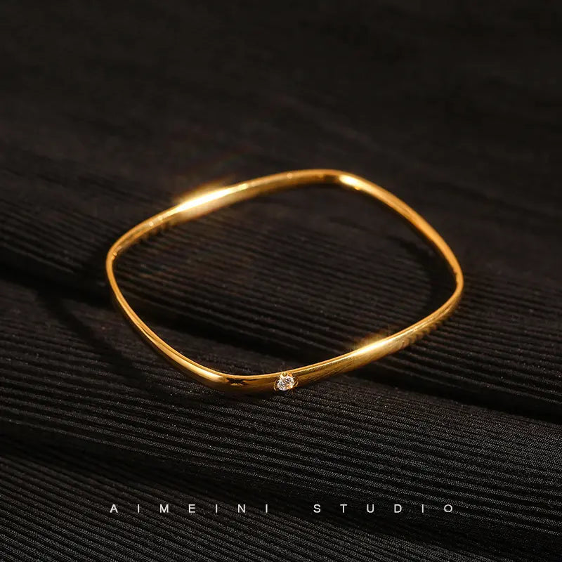B-50 – 18k Gold Plated Stainless Steel Tarnish Free Waterproof Female Jewellery