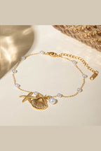 B-89 – 18k Gold Plated Stainless Steel Tarnish Free Waterproof Female Jewellery