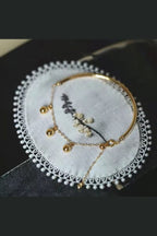 B-77 – 18k Gold Plated Stainless Steel Tarnish Free Waterproof Female Jewellery