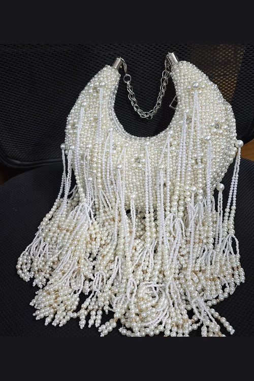 Chand pearl clutch Bag