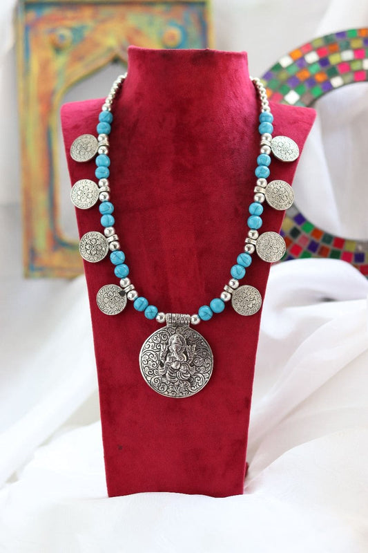 Tribal Ganesha necklace
