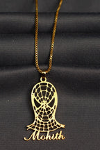 Spider customisable name pendant