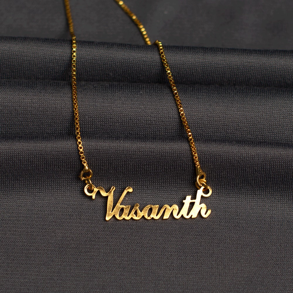 Simple name customisable pendant