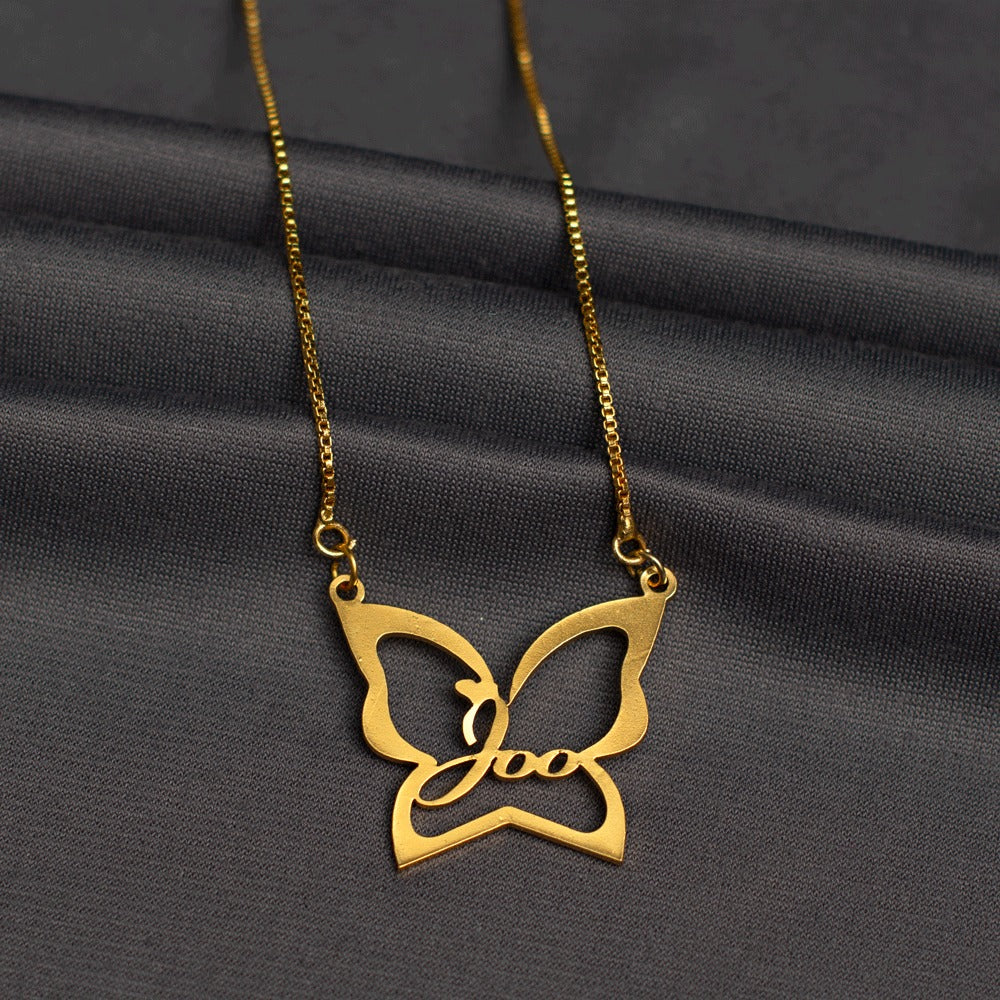 Butterfly customisable pendant