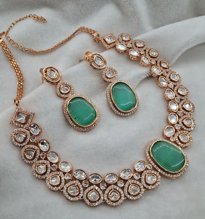 Changeable polki kundan "Mrigha" set