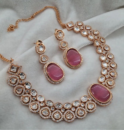 Changeable polki kundan "Mrigha" set