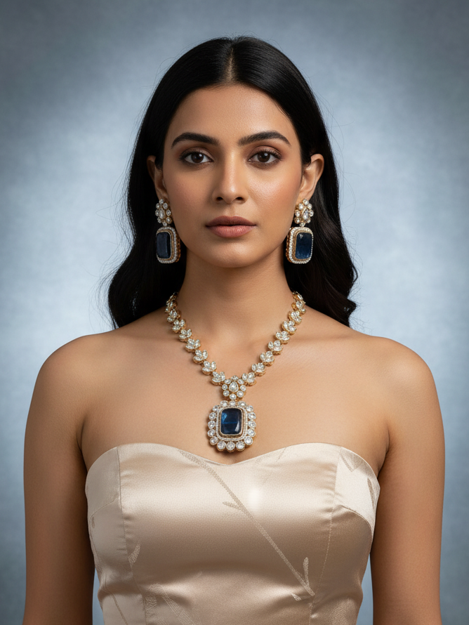 Yatika polki kundan changeable set