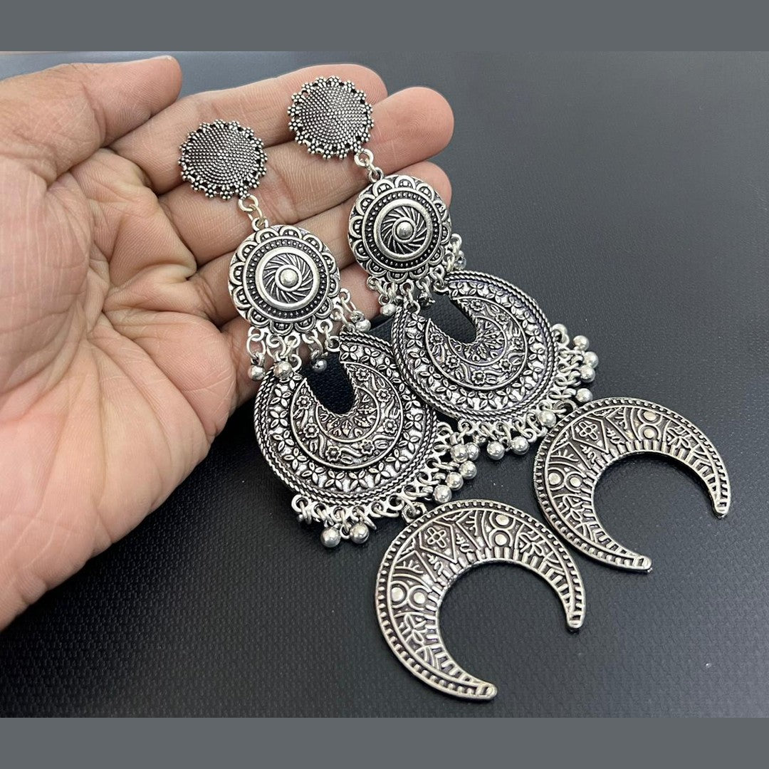 Western German silver earrings