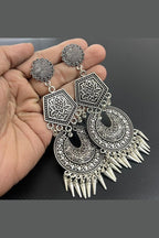 Western German silver earrings